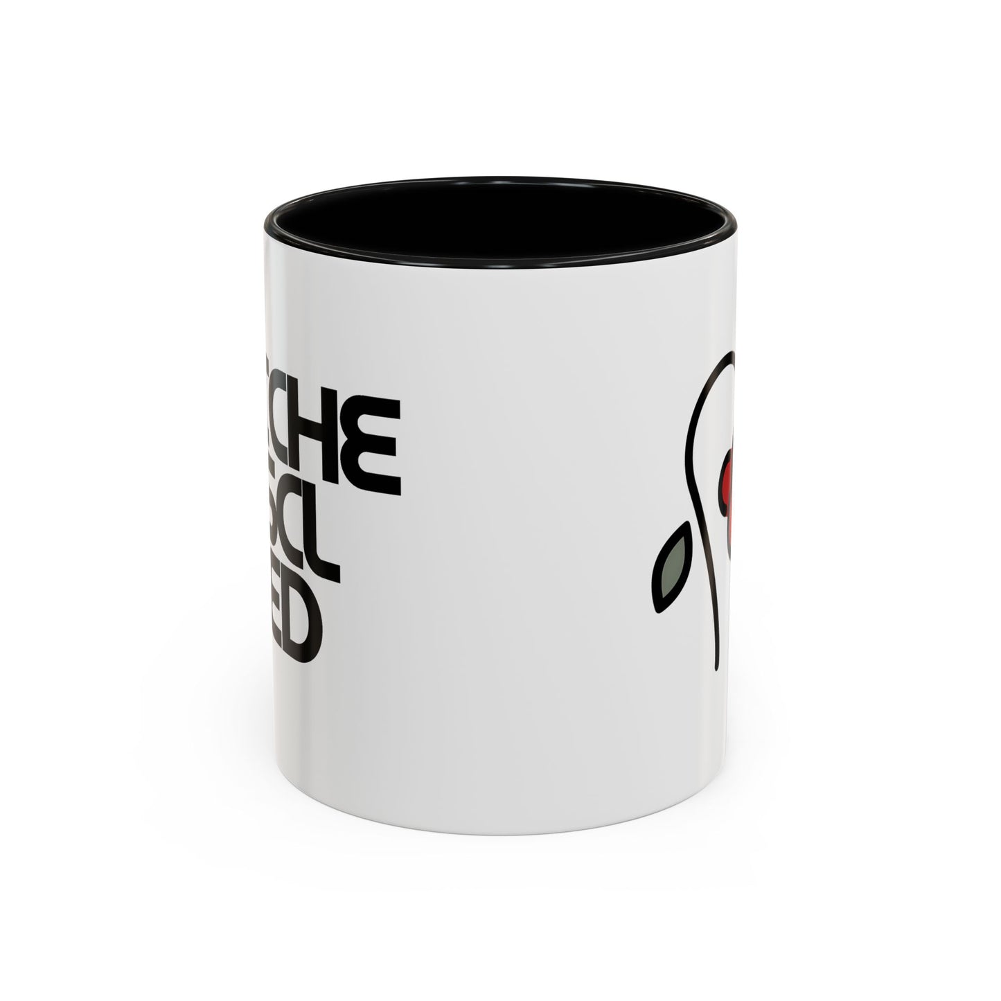 Stylish Rose Accent Coffee Mug, Floral Mug for Plant Lovers, Gift for Her, Unique Drinkware for Special Occasions, Home Decor