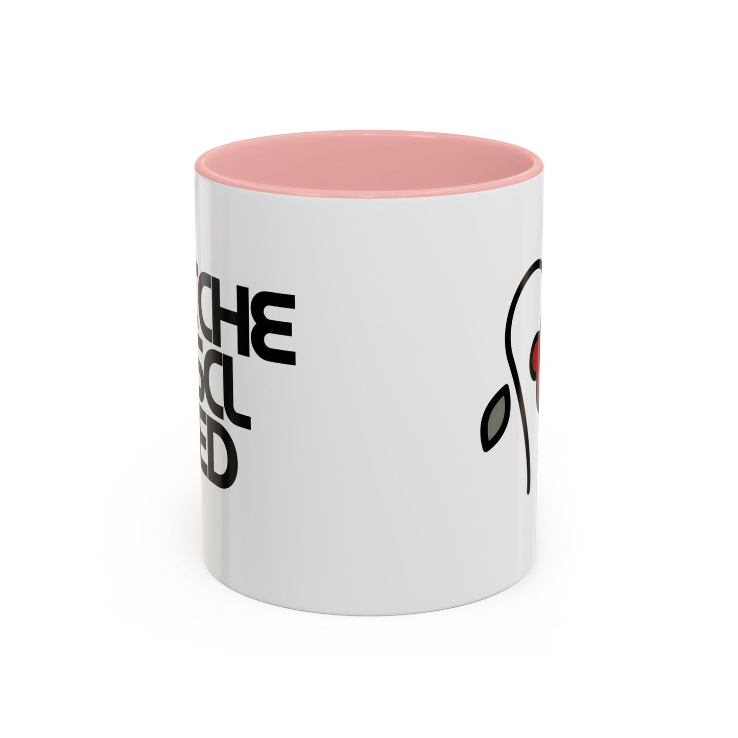 Stylish Rose Accent Coffee Mug, Floral Mug for Plant Lovers, Gift for Her, Unique Drinkware for Special Occasions, Home Decor