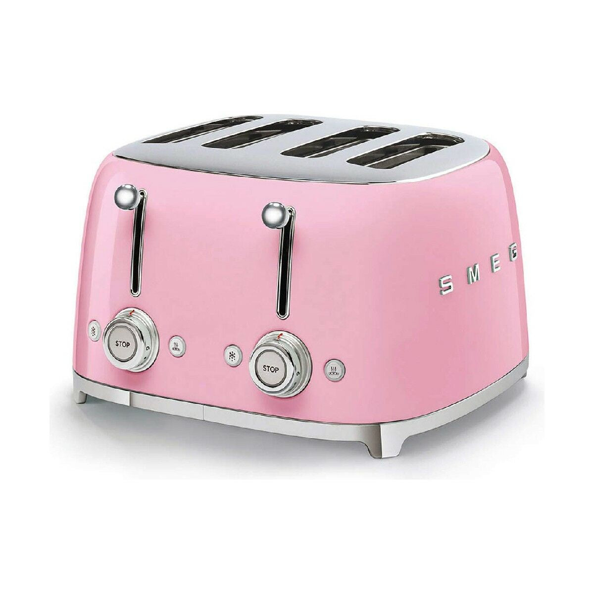 SMEG Toaster Stainless Steel Vintage Pink 2000 W
