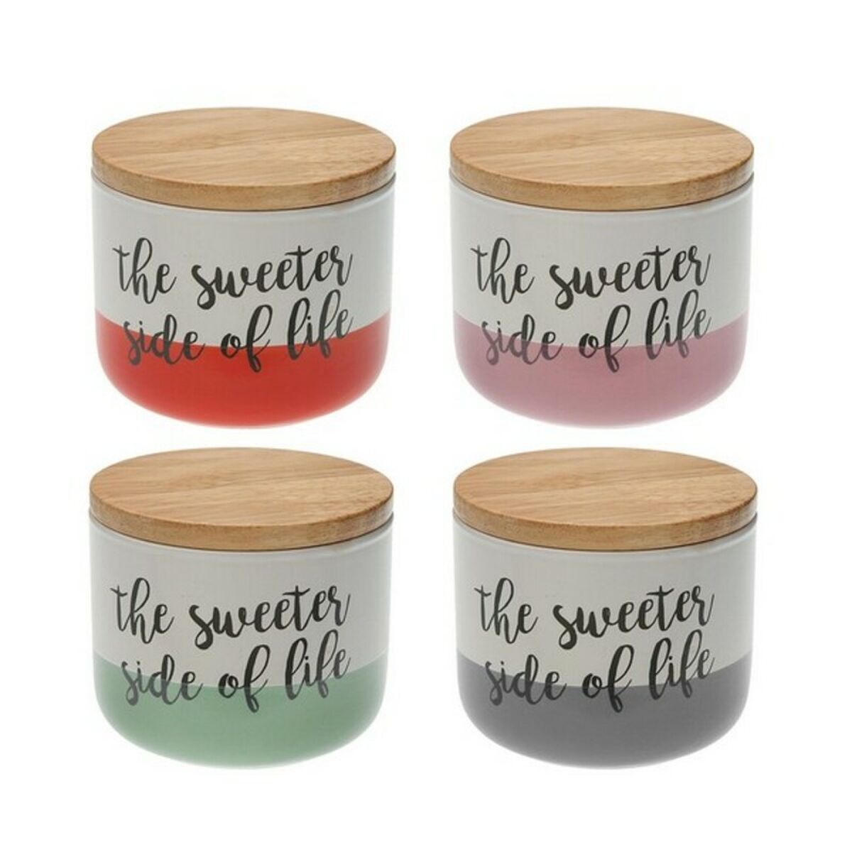 Tin Versa "The Sweetes Side Of Life" Foldable Porcelain Wood