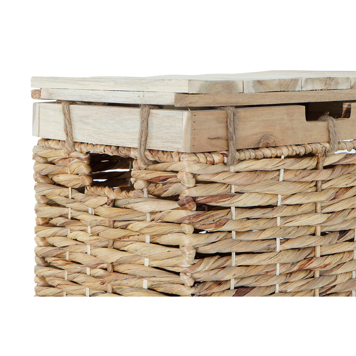 Set of decorative Natural Wood Metal Boxes