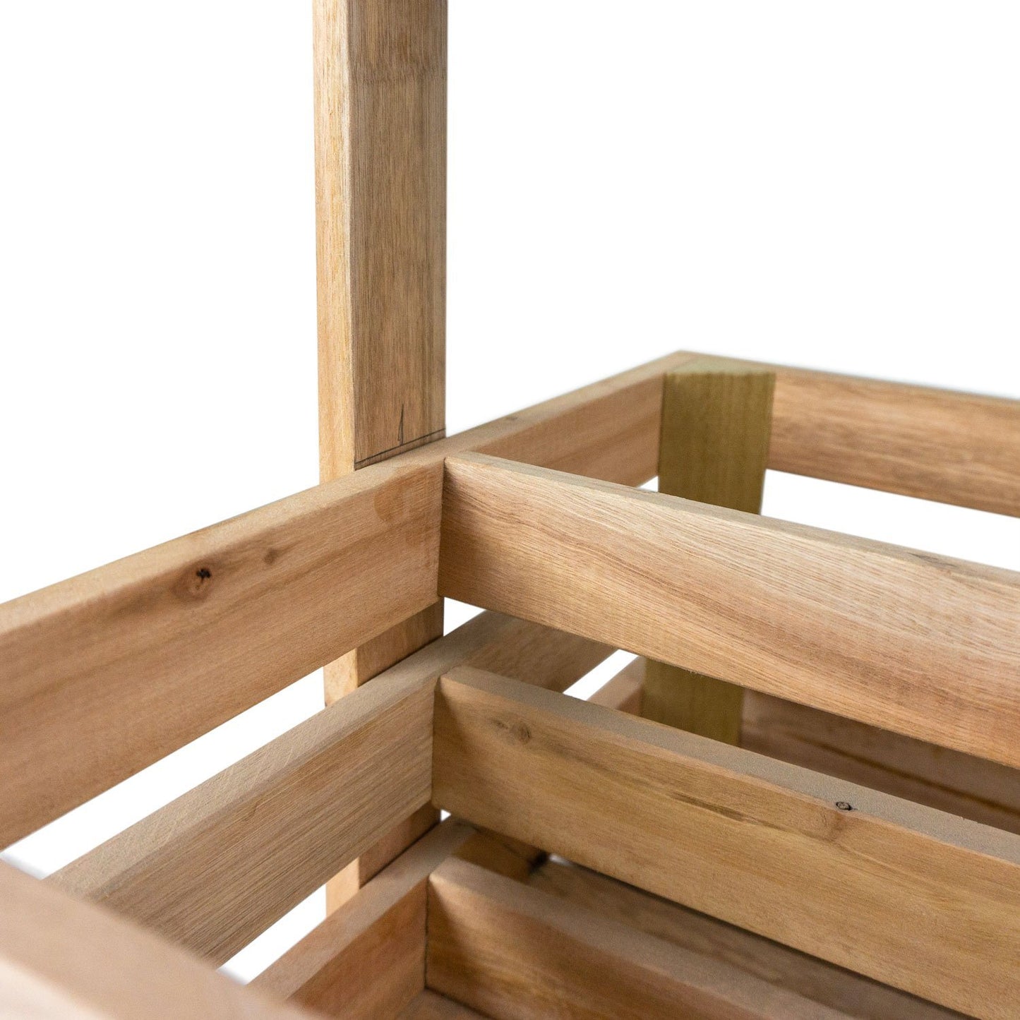 Solid Retro Wood Storage Box
