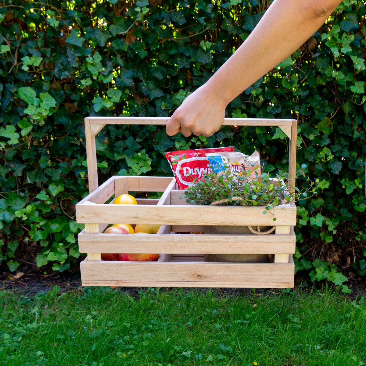 Solid Retro Wood Storage Box
