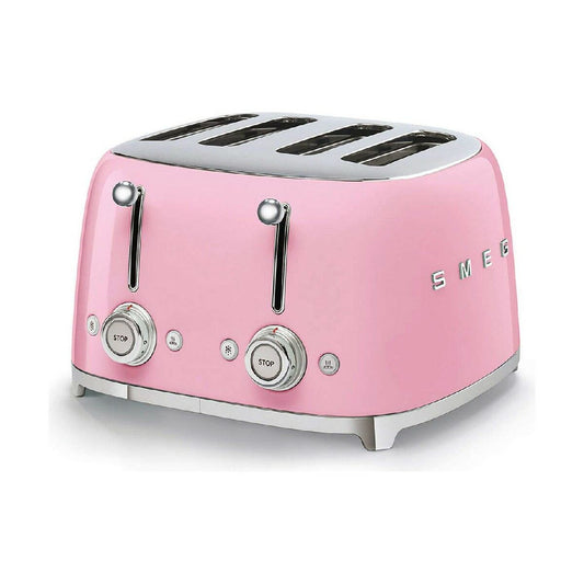 SMEG Toaster Stainless Steel Vintage Pink 2000 W